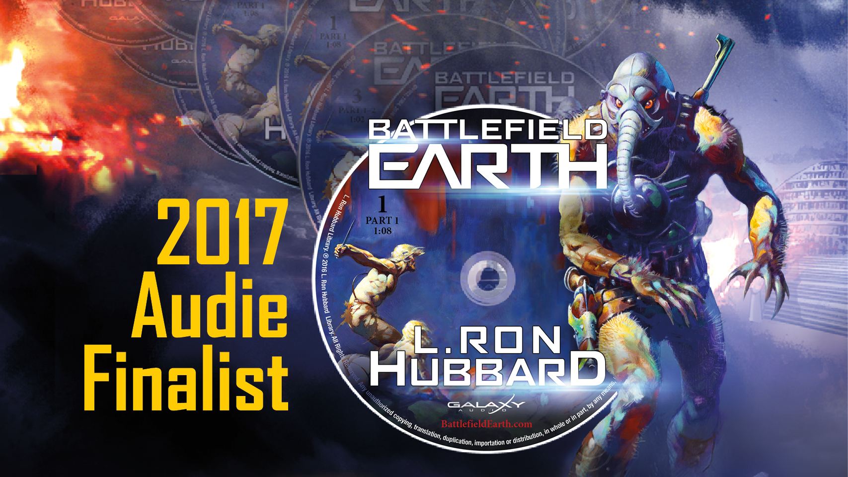 Battlefield Earth audiobook 2017 Audie Finalist