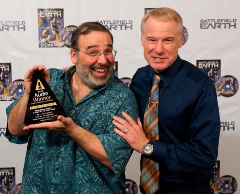 Rick Zieff, the voice of Dr. Allen, with Jim