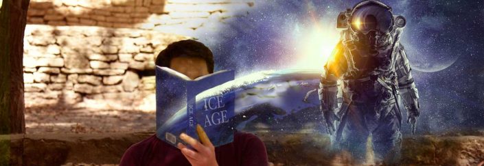 Man reading a book Man reading a book