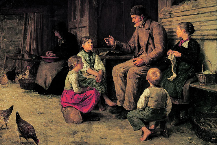 Anker Grossvater painting Anker Grossvater painting