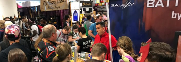 Galaxy Press booth at Dragon Con 2017