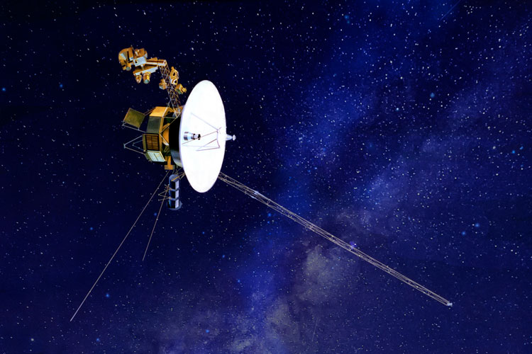 Voyager in space