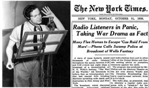 Orson Welles and newspaper headlines