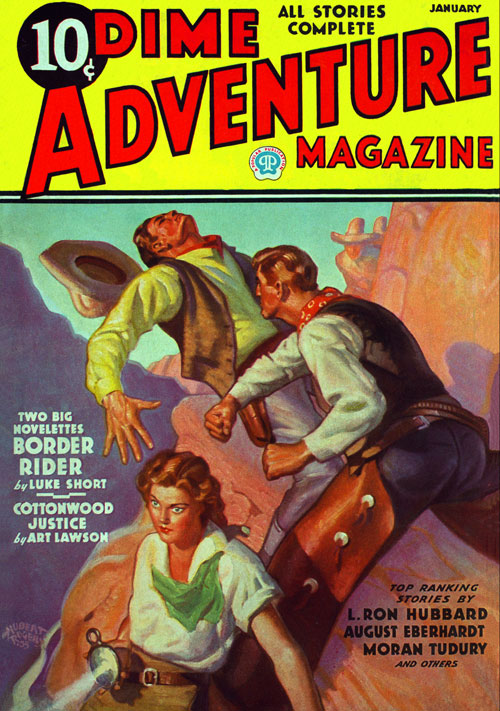 Starch and Stripes, published in 1936 in Dime Adventure Magazine