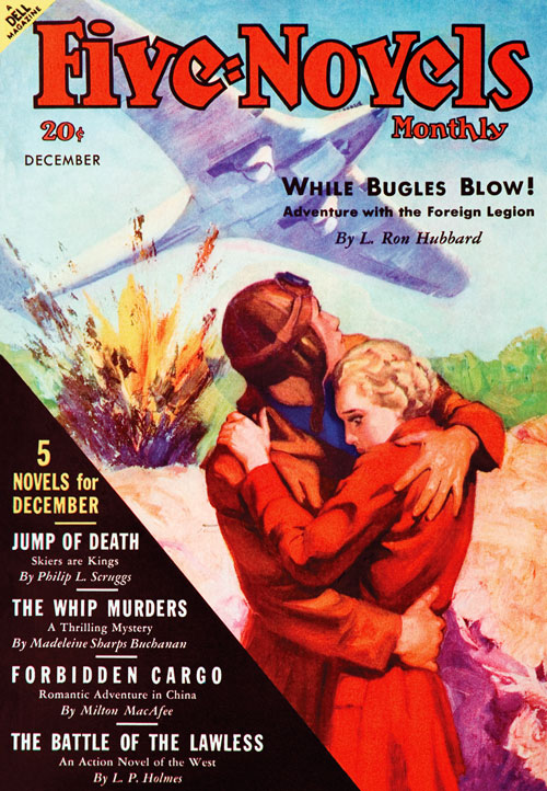 While Bugles Blow!, published in 1936 in Five-Novels Monthly