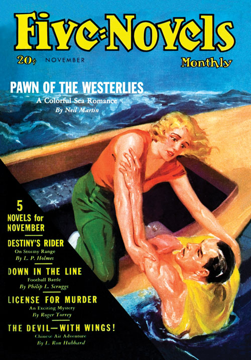 The Devil—With Wings, published in 1937 in Five-Novels Monthly