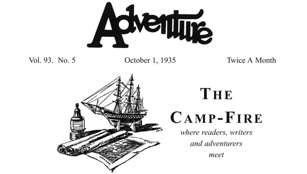 The Camp-Fire article header