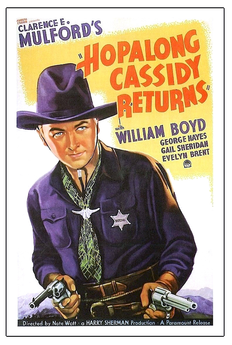 movie poster of Hopalong Cassidy Returns film